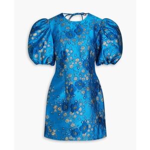 💫✨GANNI Blue 3D Jaquard Dress